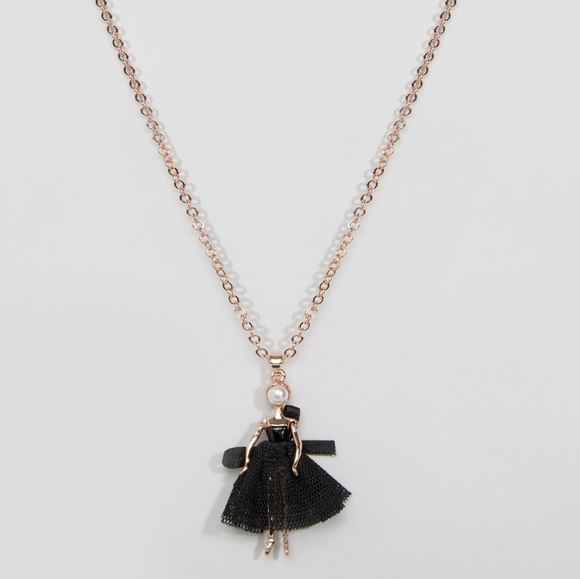 🔥LAST 1🔥NWT TED BAKER MINI BALLERINA NECKLACE - Picture 3 of 9